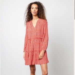 Rails Everly Carmine Daisies Women’s Mini Red Dress Size XS NWT